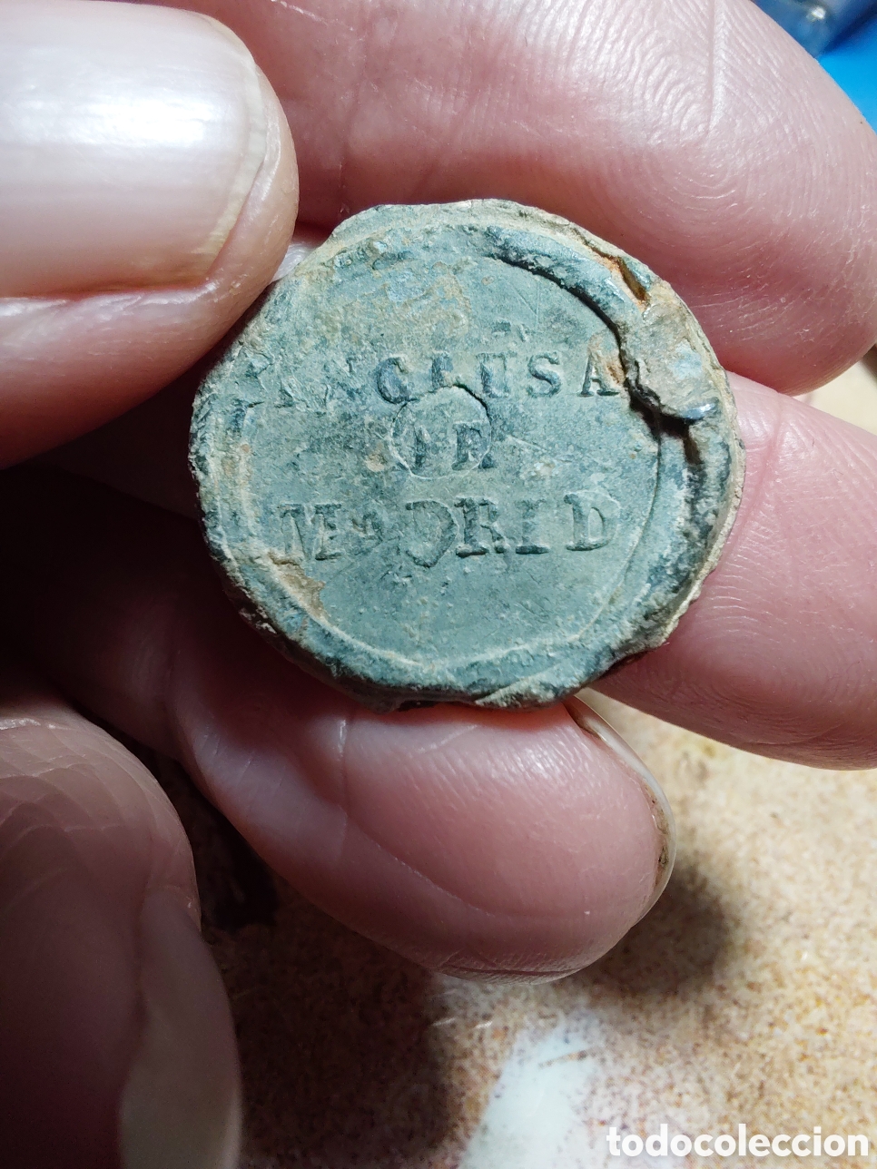 Medallas hist&oacute;ricas: Marchamo de plomo de 1893 - Foto 1