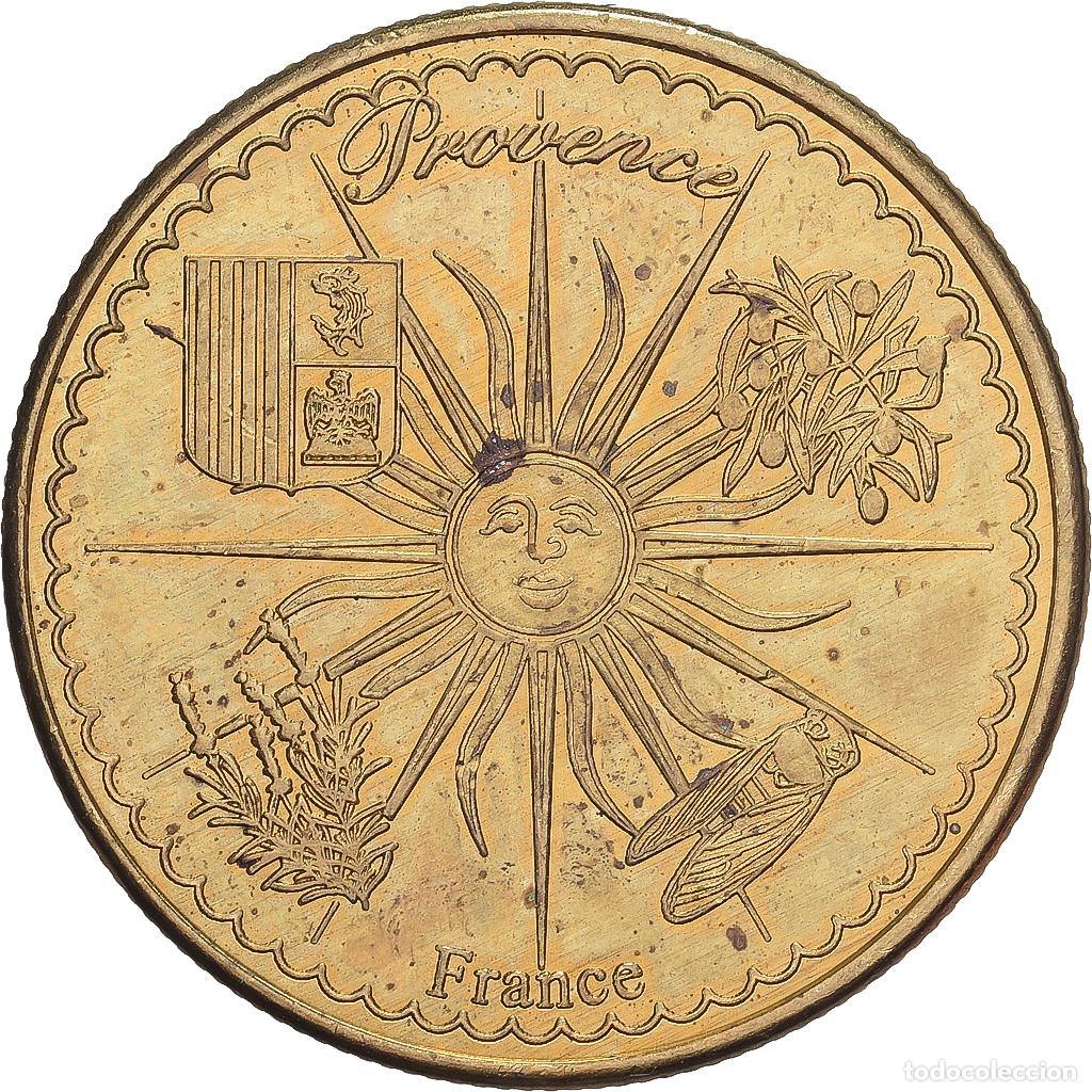 Medalhas hist&oacute;ricas: [#1526204] Francia, zeton, Provence - Saint-Tropez, Aluminio y cupron&iacute;quel, MBC