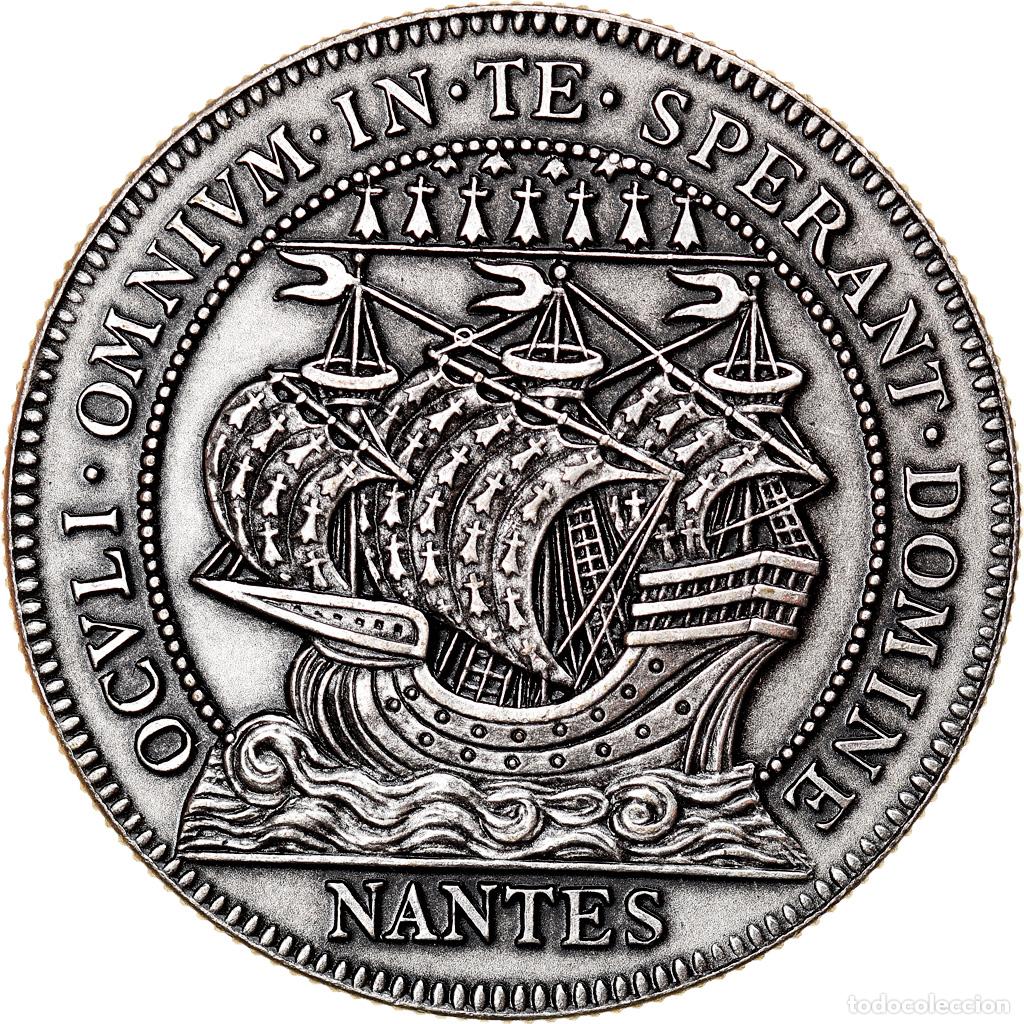 Medalhas hist&oacute;ricas: [#840590] Francia, Token, Chambre de Commerce de Nantes, EBC, Plata