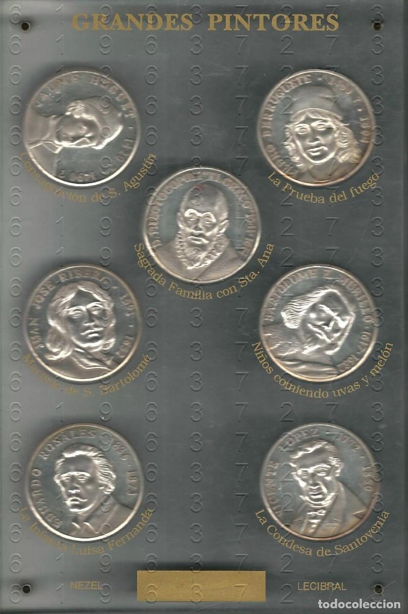 Medaglie storiche: PLATA COLECCION MEDALLAS MONEDAS 7 GRANDES PINTORES 25 GRS CADA MONEDA APROX CJ2