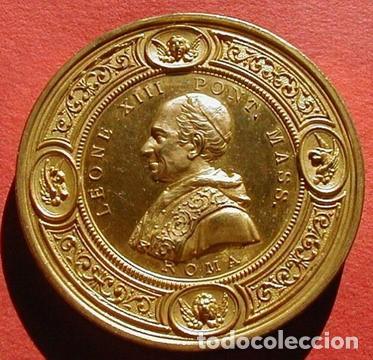 Medallas hist&oacute;ricas: MEDALLA DE BRONCE DE LEON XIII - Foto 1