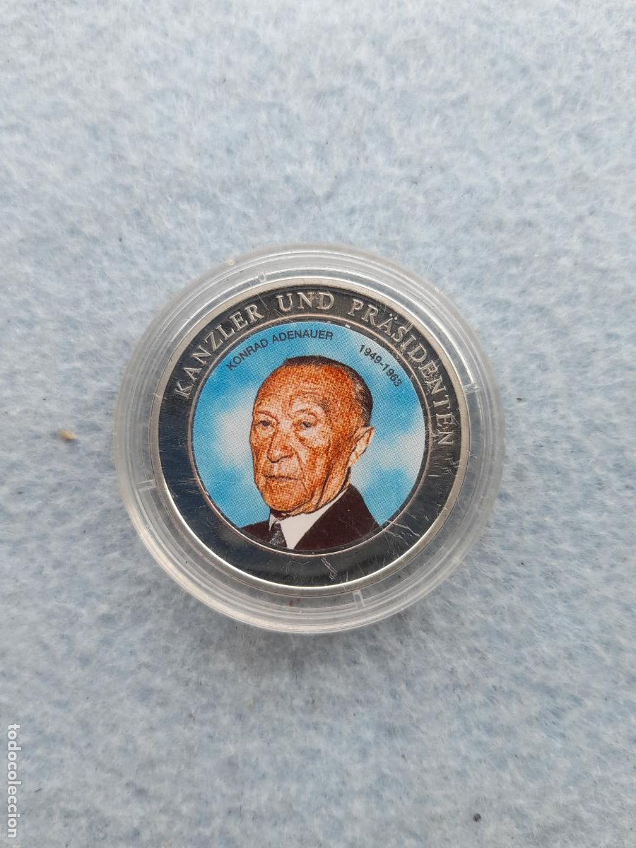 Medallas hist&oacute;ricas: Medalla Esmaltada de Alemania. Konrad Adenauer 1949 - 1963