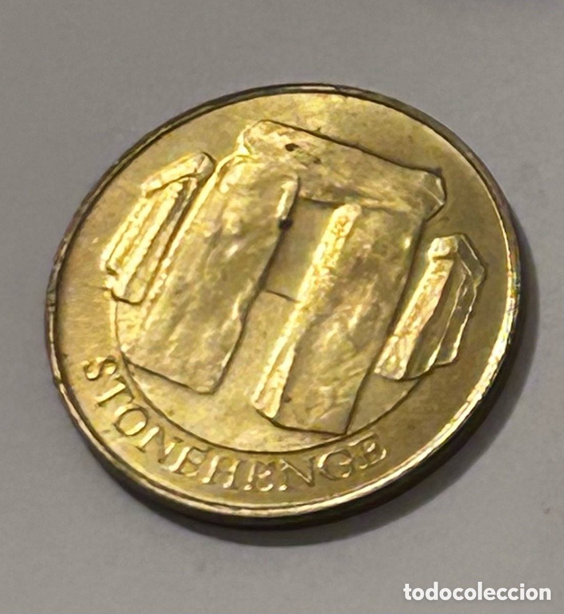 Medallas hist&oacute;ricas: MEDALLA MONEDA DE STONEHENGE. INGLATERRA