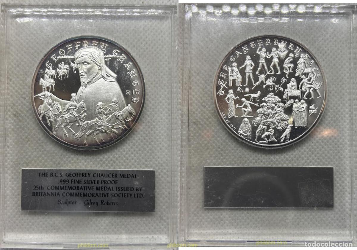 Medallas hist&oacute;ricas: Medalla conmemorativa Batalla de Waterloo 1815 &ndash; Plata 999 Proof &ndash; 23&ordf; emisi&oacute;n Britannia Comm