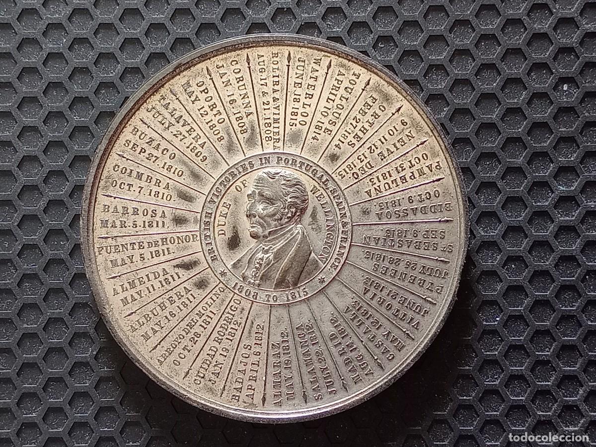 Medalhas hist&oacute;ricas: MEDALLA - MUERTE DUQUE DE WELLINGTON - BATALLAS EN PORTUGAL, ESPA&Ntilde;A Y FRANCIA -