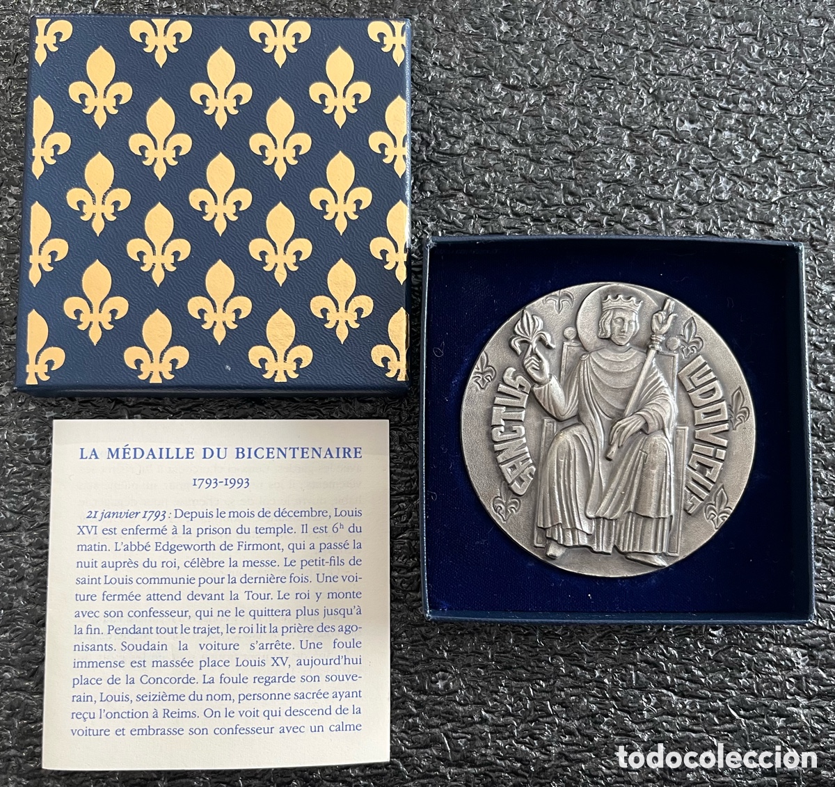 Medallas hist&oacute;ricas: Medalla de bronce Saint Louis