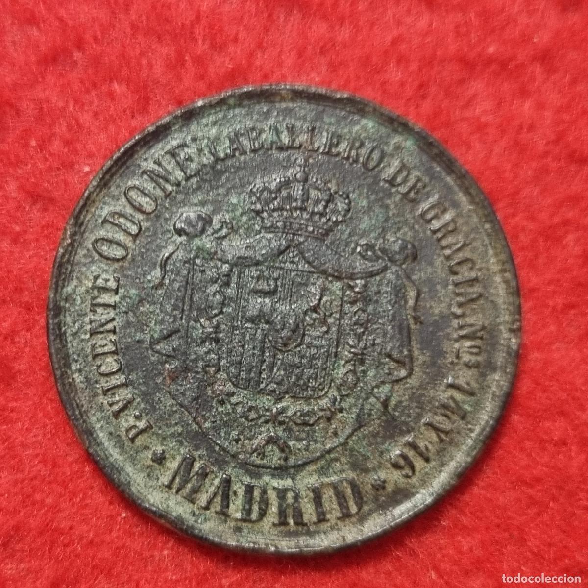 Medallas hist&oacute;ricas: MEDALLA EXPOSICION UNIVERSAL MADRID 1876 VICENTE ODONE CABALLERO ORIGINAL C1 A