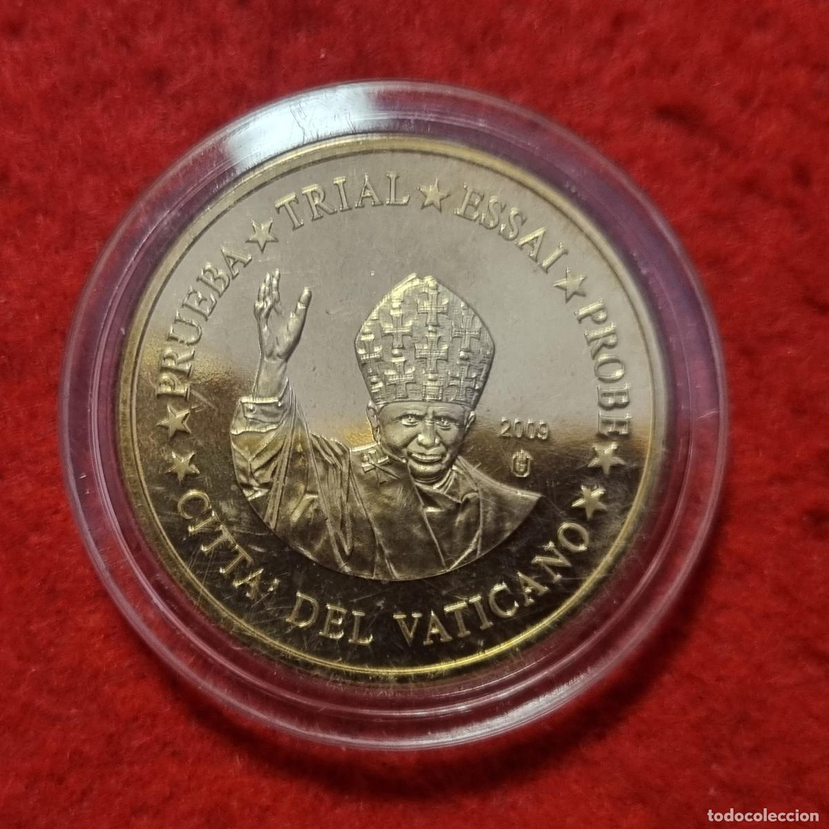 Medallas hist&oacute;ricas: MEDALLA BA&Ntilde;ADA ORO O DORADA VATICANO 2009 PROOF SPECIMEN PRUEBA TRIAL ESSAI DE 50 ORIGINAL C1 A