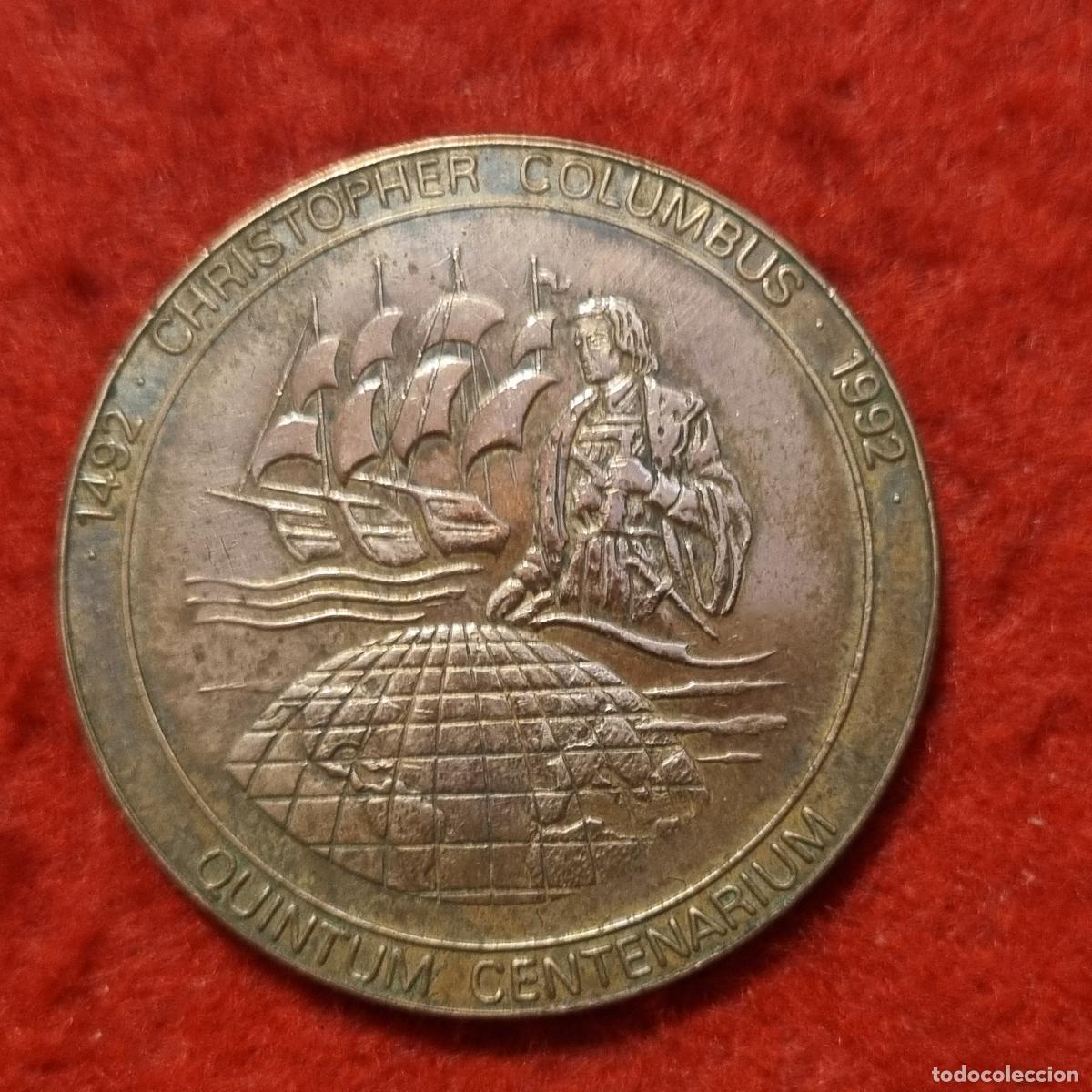 Medallas hist&oacute;ricas: MEDALLA CONMEMORATIVA GRAN REGATA CRISTOBAL COLON ORIGINAL C20