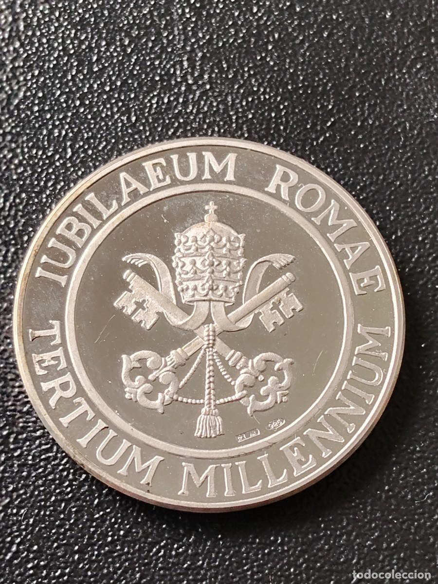 Medallas hist&oacute;ricas: MEDALLA PLATA: JUBILAEUM ROMAE - TERTIUM MILLENNIUM / MILENIO