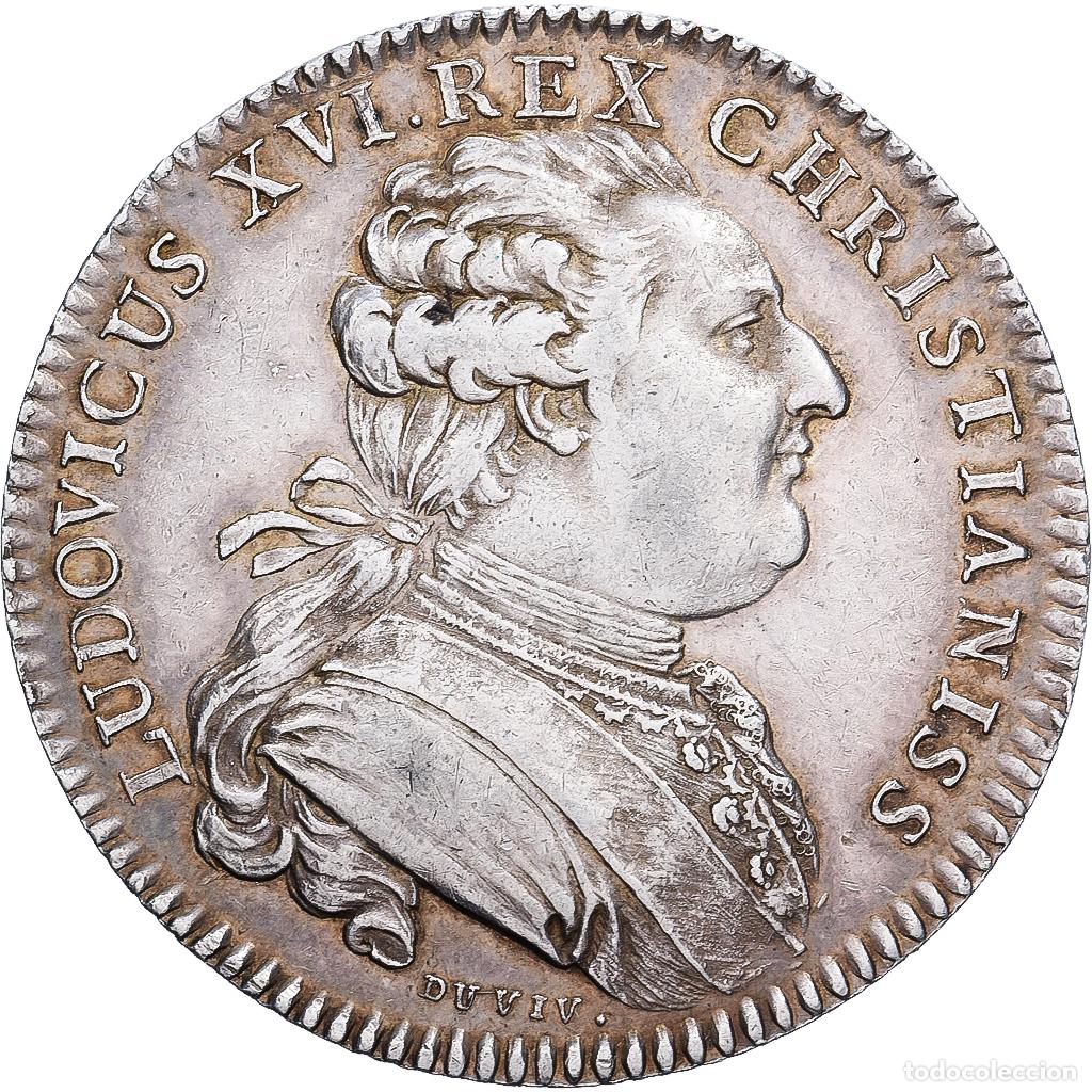 Medallas hist&oacute;ricas: [#139375] Francia, zeton, Louis XVI, Exception de droit, 1784, Plata, EBC