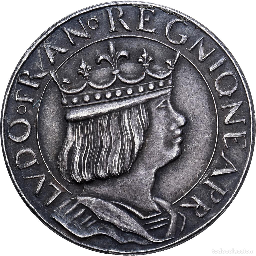 Medallas hist&oacute;ricas: [#139562] Francia, medalla, Louis XII, Perdam Babillonis nomen, Bronce plateado, EBC