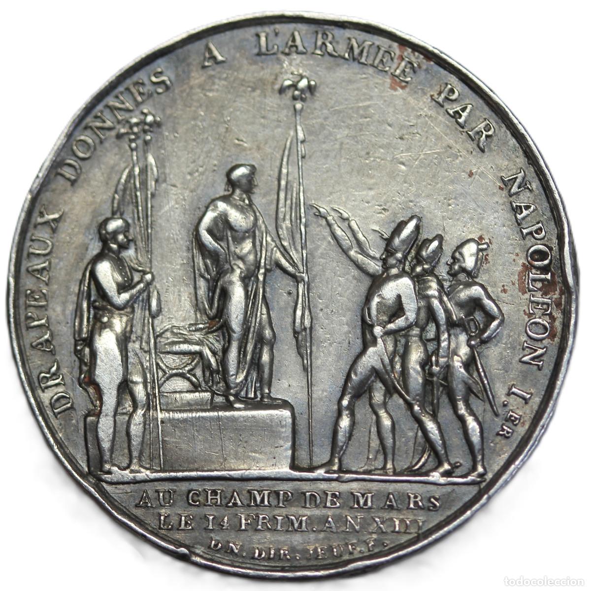Medallas hist&oacute;ricas: Napole&oacute;n I, medalla del a&ntilde;o 1804, plata