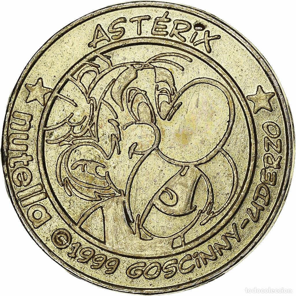 Medallas hist&oacute;ricas: [#133106] Francia, 1 Eurosesterce, Nutella - Ast&eacute;rix, 1999, Lat&oacute;n, MBC+