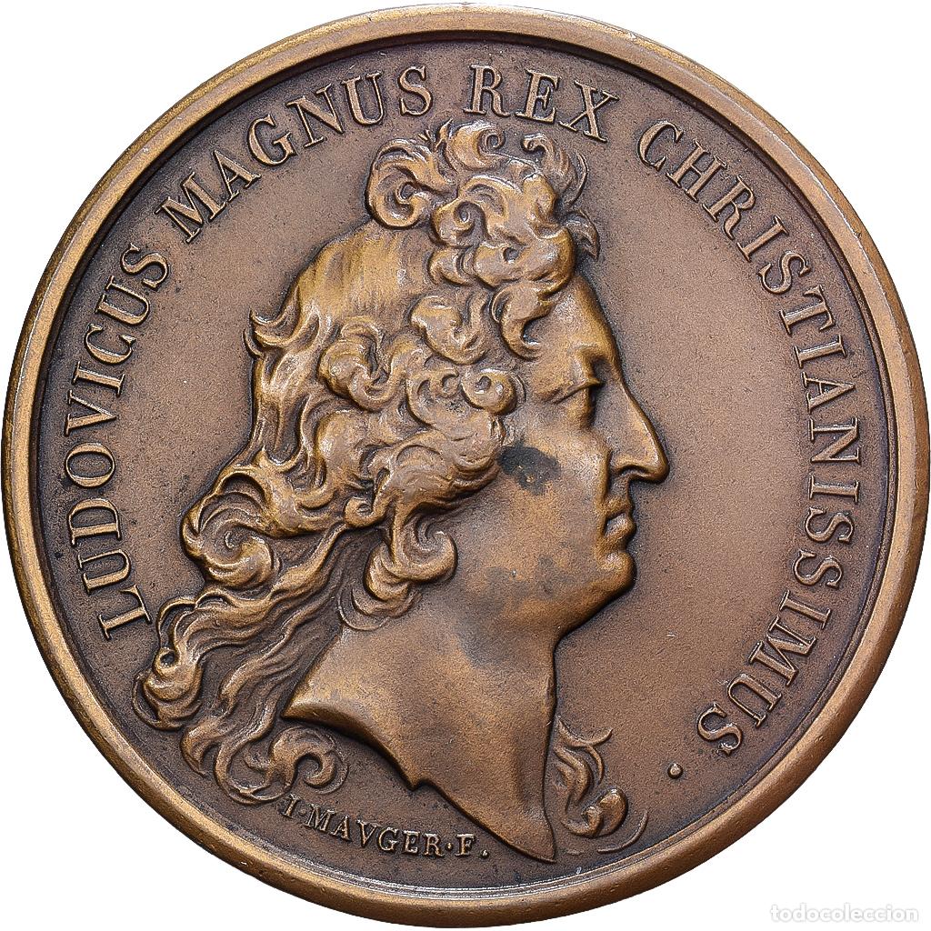 Medallas hist&oacute;ricas: [#1202903] Francia, medalla, Louis XIV, Bataille de Cassel, 1677, Bronce, EBC+