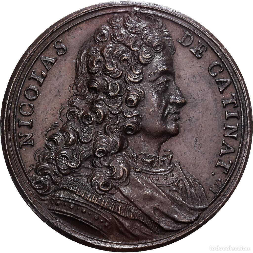Medallas hist&oacute;ricas: [#1202910] Francia, medalla, NICOLAS DE CATINAT, 1712, Bronce, Dassier, EBC+