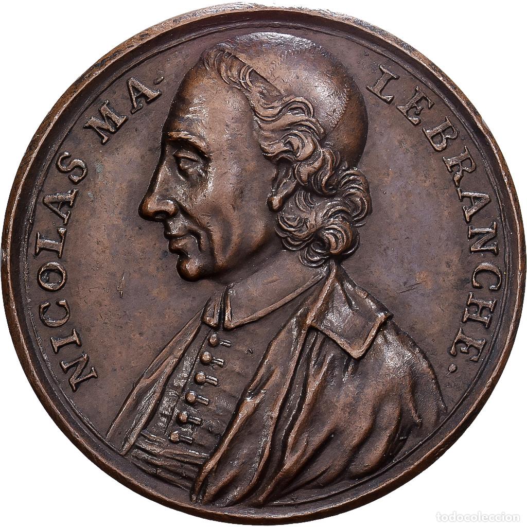 Medallas hist&oacute;ricas: [#1202913] Francia, medalla, Nicolas Malebranche, 1715, Bronce, Dassier, EBC+