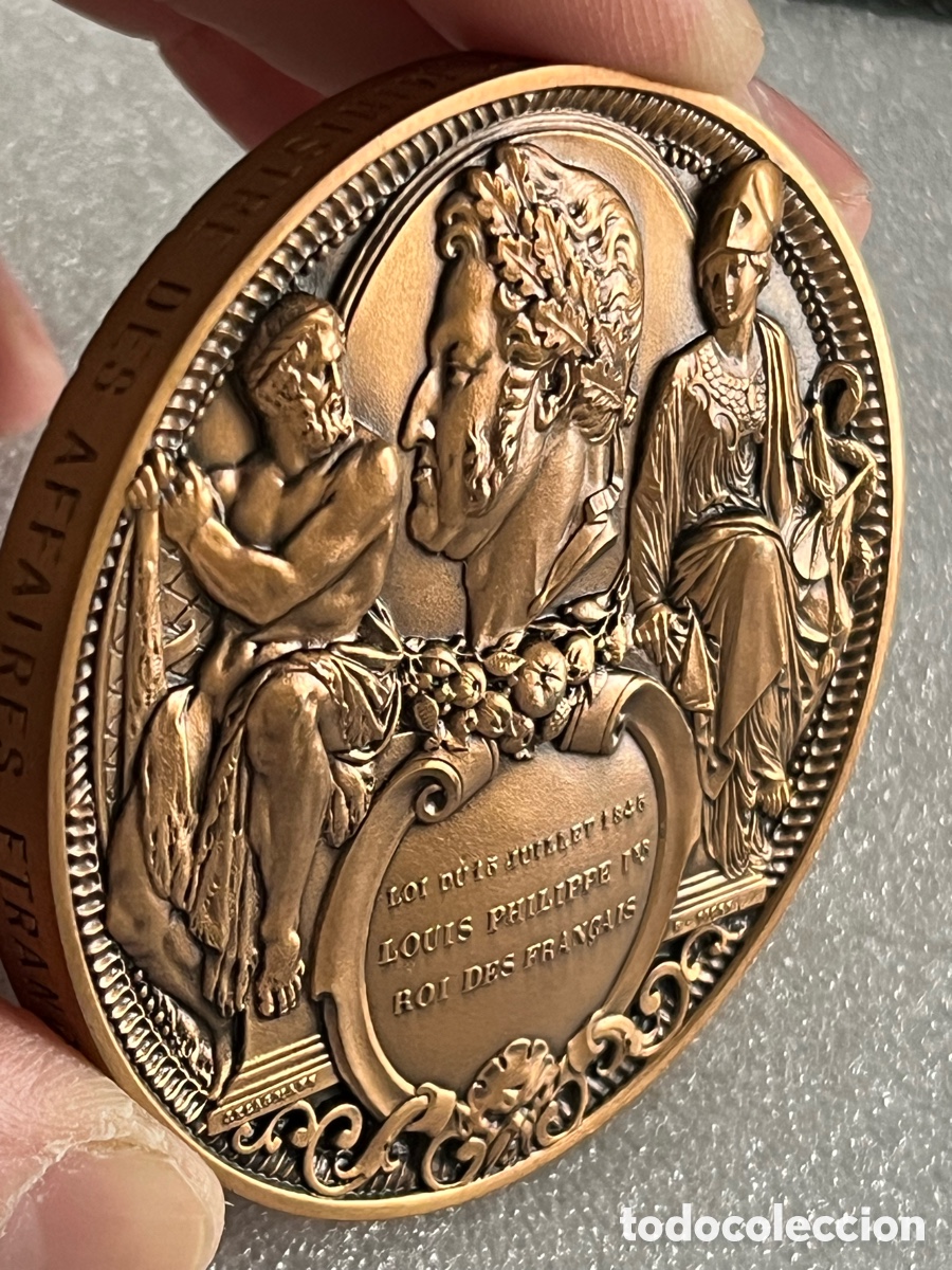 Medallas hist&oacute;ricas: Medalla de Bronce Louis Philippe I - H&ocirc;tel du minist&egrave;re des Affaires &eacute;trang&egrave;res
