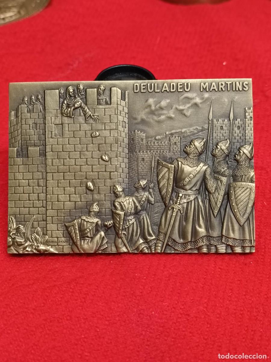 Medallas hist&oacute;ricas: Medalla de bronce, Portugal, Deuladeu Martins. Firmada: Cabral Antunes. Medidas: 82x60 mm. Buen ejem
