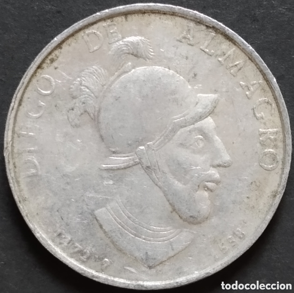 Medallas hist&oacute;ricas: TOKEN / JETON / FICHA / GETTONE / MEDALLA - ESPA&Ntilde;A - DIEGO DE ALMAGRO (ALUMINIO)