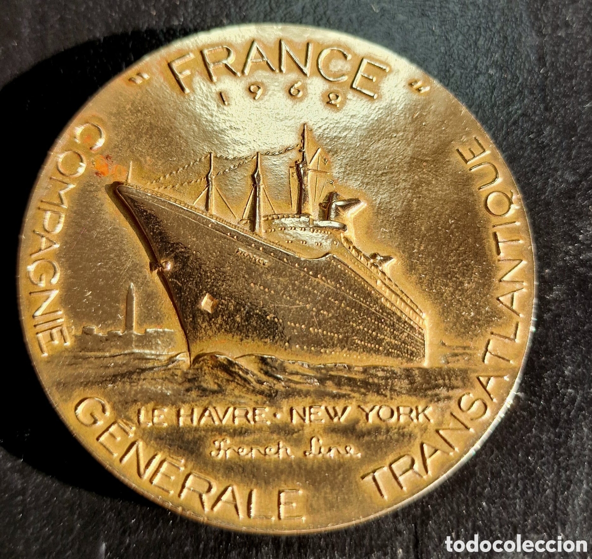 Medallas hist&oacute;ricas: Medalla conmemorativa &ldquo;France 1962&rdquo;