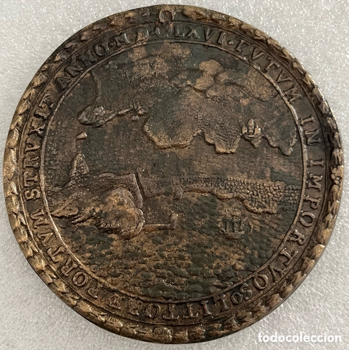 Medallas hist&oacute;ricas: Medalla de bronce de 1666 Luis XIV - Foto 2