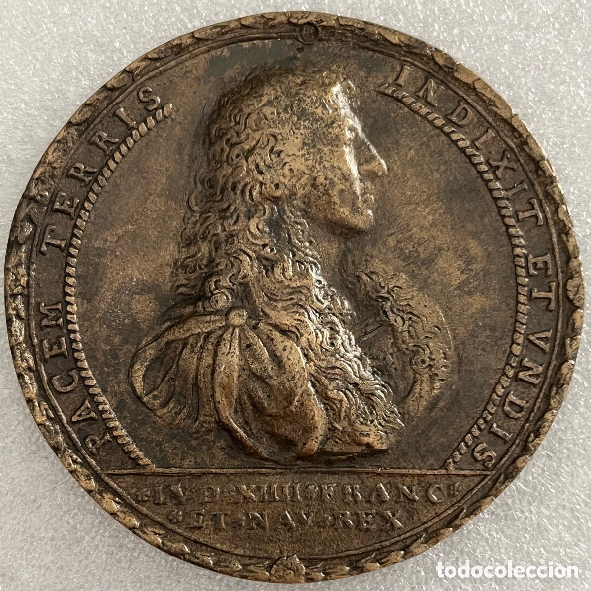 Medallas hist&oacute;ricas: Medalla de bronce de 1666 Luis XIV - Foto 1