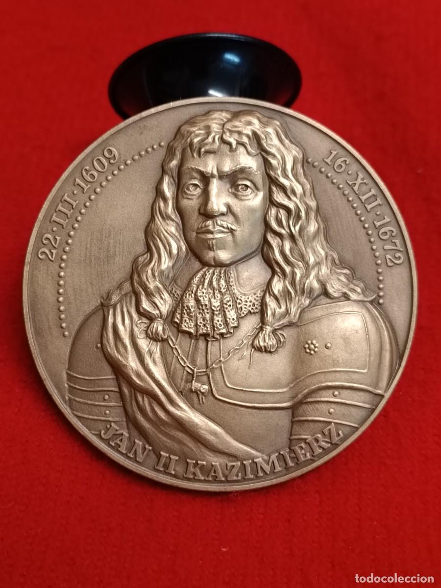 Medallas hist&oacute;ricas: Medalla de bronce de Polonia, Batalla de Beresteczko, de 7 cm. di&aacute;m. De 1998, firmada con anagrama.