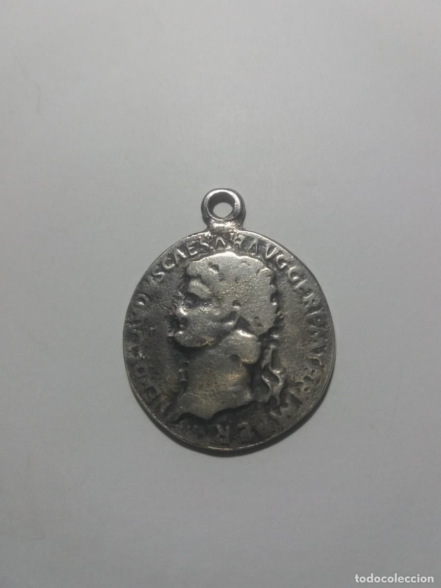 Medallas hist&oacute;ricas: Medalla CLAUDIO NERON - CESAR AUGUSTO -plata -