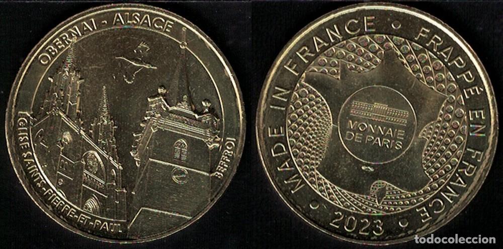Medallas hist&oacute;ricas: M&eacute;daille Eglise Saints Pierre et Paul Obernai Alsace Monnaie de Paris RP652