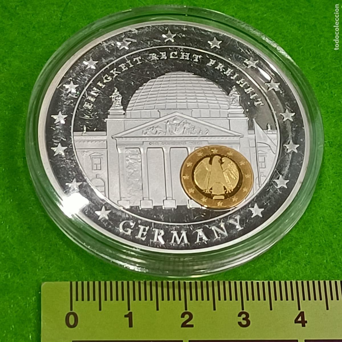 Medallas hist&oacute;ricas: Medalla Alemania 10 a&ntilde;os uni&oacute;n econ&oacute;mica y monetaria
