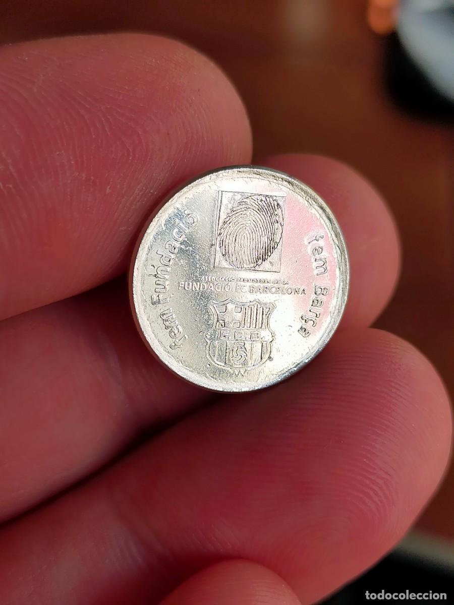 Medallas hist&oacute;ricas: MONEDA TOKEN MEDALLA EXONUMIA BARNA FIL 94 1994 BARCELONA FEMENINO FUNDACION BARCA PLATA FUTBOL