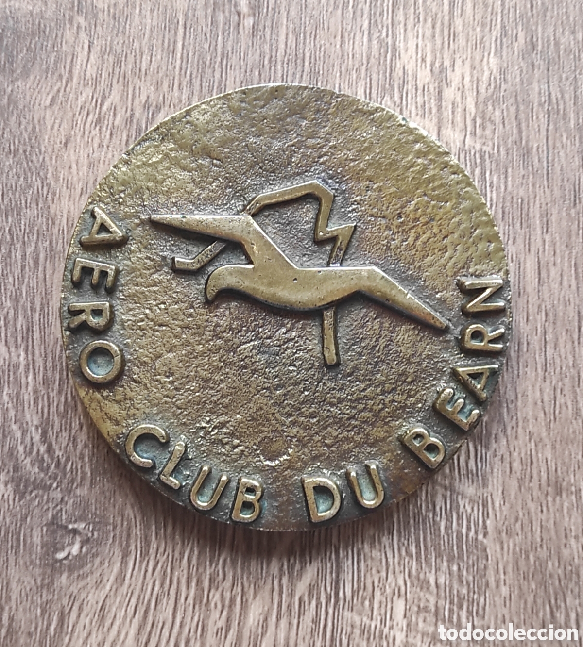 Historical Medals: MEDALLA AVIACI&Oacute;N AERO CLUB DU BEARN - DAYTON PILOTS CLUB - BRONCE