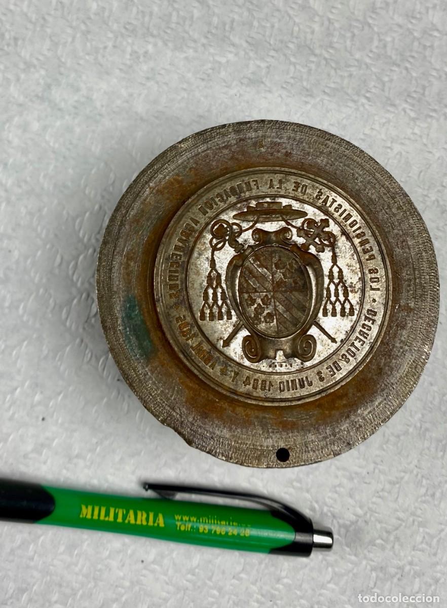 Medallas hist&oacute;ricas: MATRIZ CASTELLS 150 MEDALLA LOS PENSIONISTAS DE LA FUNDACION AGRADECIDOS DECRETOS DE 3 JUNIO 1884 Y