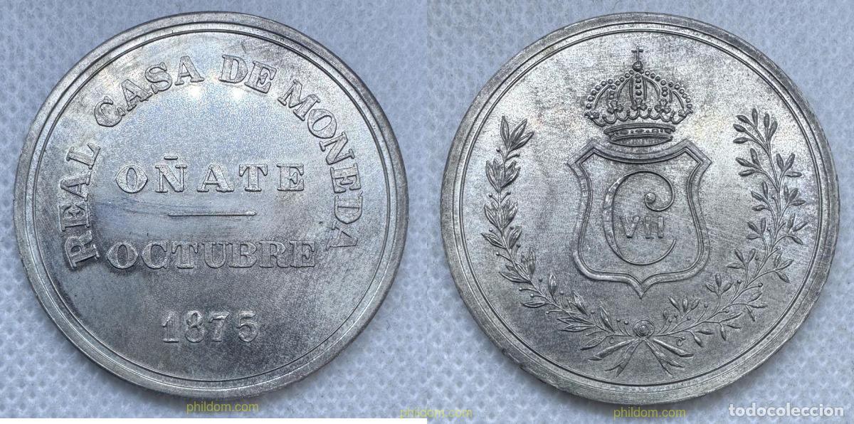 Medallas hist&oacute;ricas: MEDALLA CARLOS VII GUERRAS CARLISTA 1875 (PLATA)