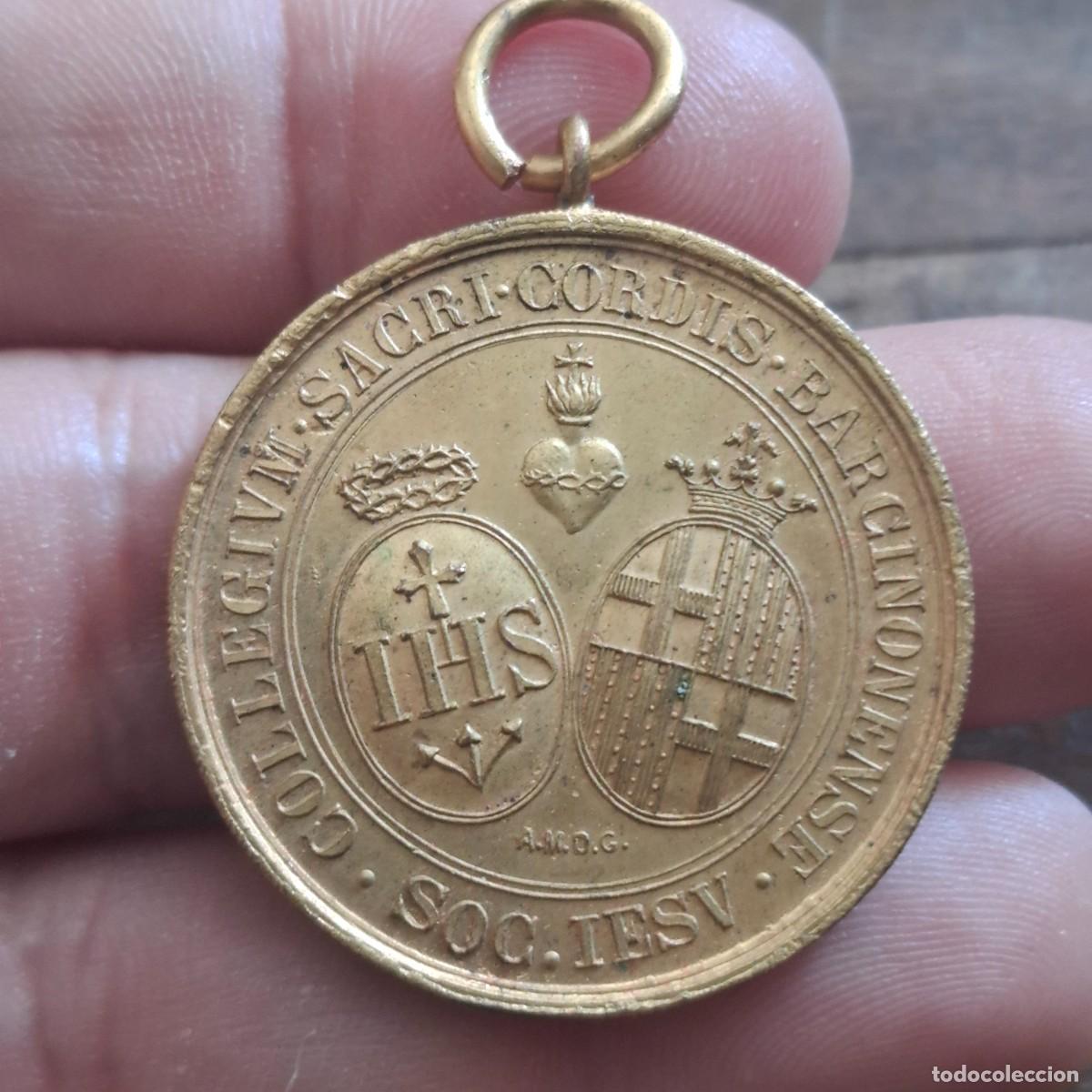 Historical Medals: Antigua medalla honoris causa, Colegio Jesuitas de Barcelona (1)