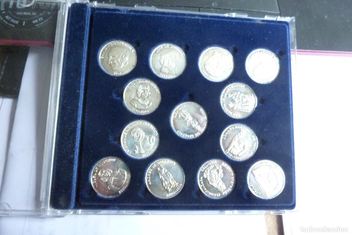 Medallas hist&oacute;ricas: MEDALLAS/13 DE GUIPUZCOANOS UNIVERSALES EN PLATA