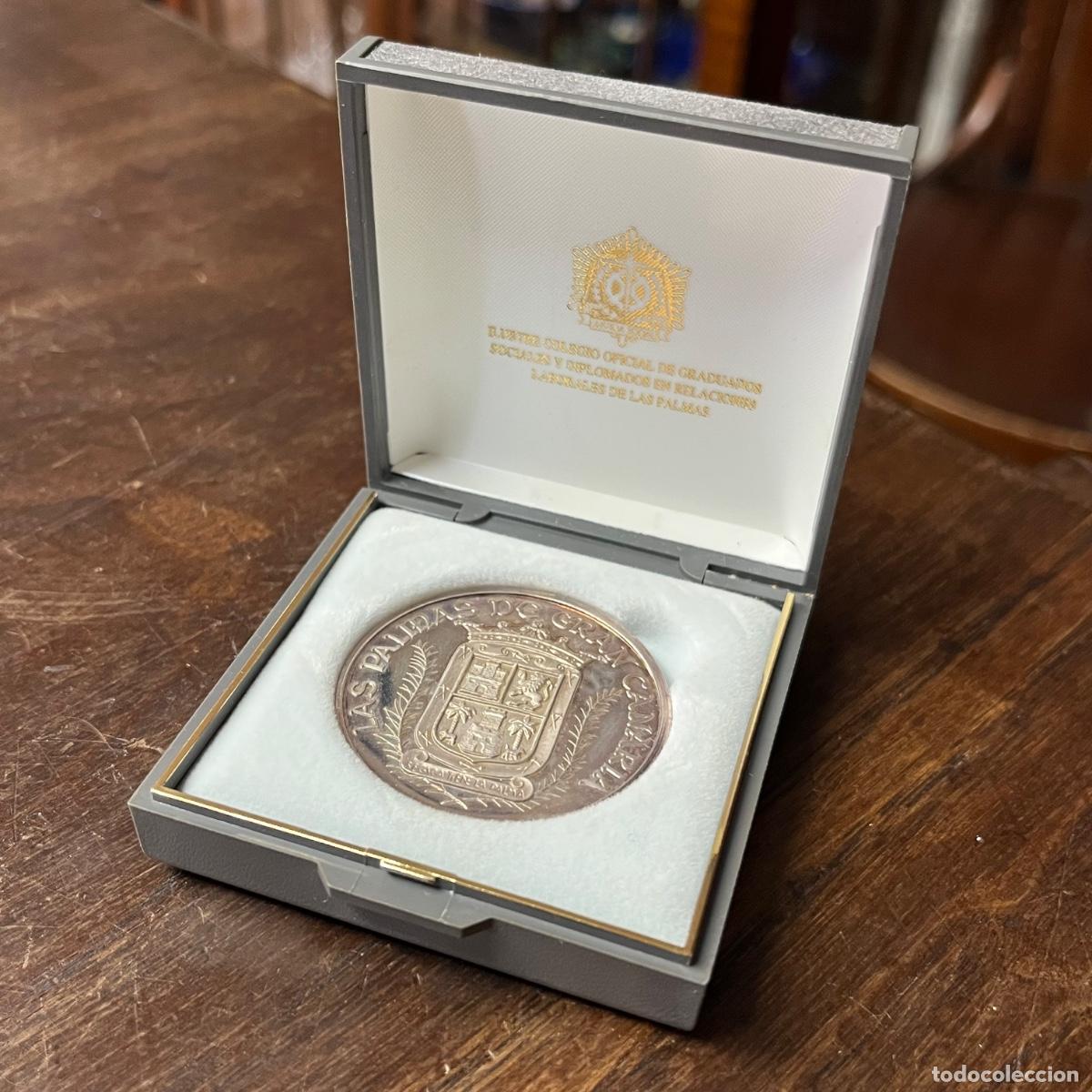 Medallas hist&oacute;ricas: Medalla de Las Palmas a&ntilde;o 1995, congreso de graduados sociales justicia social