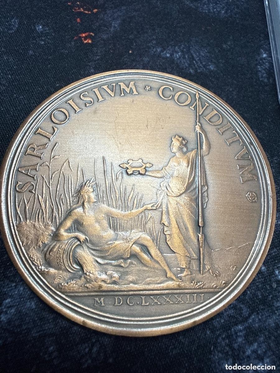 Medallas hist&oacute;ricas: GRAN MEDALLA ART&Iacute;STICA LUIS XIV &ldquo;LUDOVICUS MAGNUS&rdquo; &middot; 60 MM &middot; ESTILO BARROCO FRANC&Eacute;S