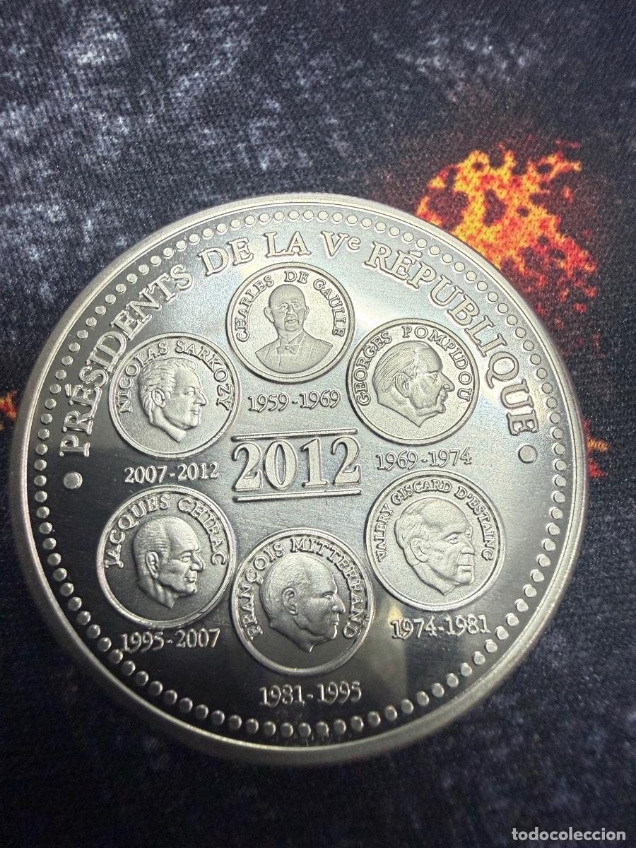 Medallas hist&oacute;ricas: MEDALLA CONMEMORATIVA FRANCIA 2012 &ndash; PRESIDENTES DE LA V REP&Uacute;BLICA | HISTORIA POL&Iacute;TICA FRANCESA