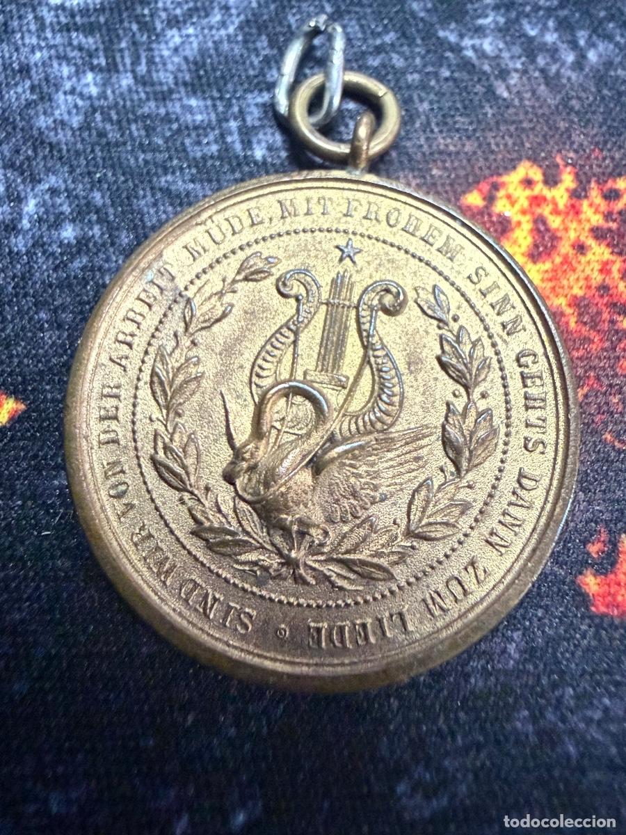 Medallas hist&oacute;ricas: MEDALLA CONMEMORATIVA ALEMANA ORIGINAL &ndash; ST. HUB. VER. GERDERHAHN (1879&ndash;1929)