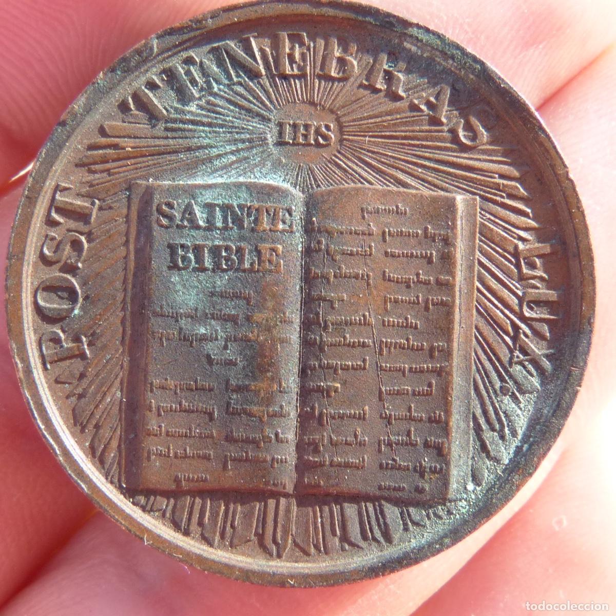 Medallas hist&oacute;ricas: Medalla de cobre 350 aniversario de la reforma de genova, 1885, suiza. 33mm, 20,69gr.