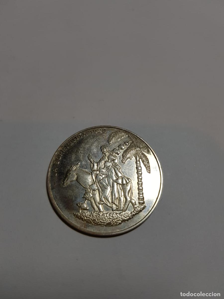 Medallas hist&oacute;ricas: MEDALLA HERMANDAD DE LA ENTRADA DE JESUS EN JERUSALEN Y NUESTRA SE&Ntilde;ORA DE LA PAZ-PLATA