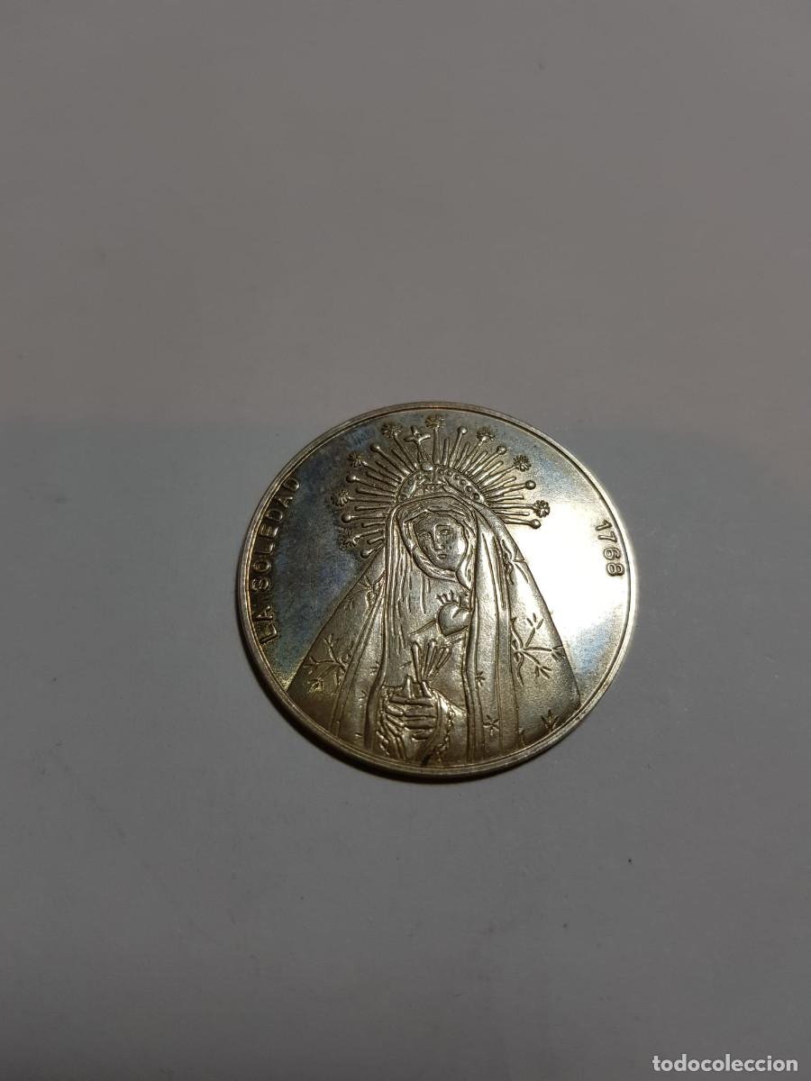 Medallas hist&oacute;ricas: MEDALLA HERMAMDAD DEL SANTISIMO SACRAMENTO Y NUESTRA SE&Ntilde;ORA DE LOS DOLORES-PLATA