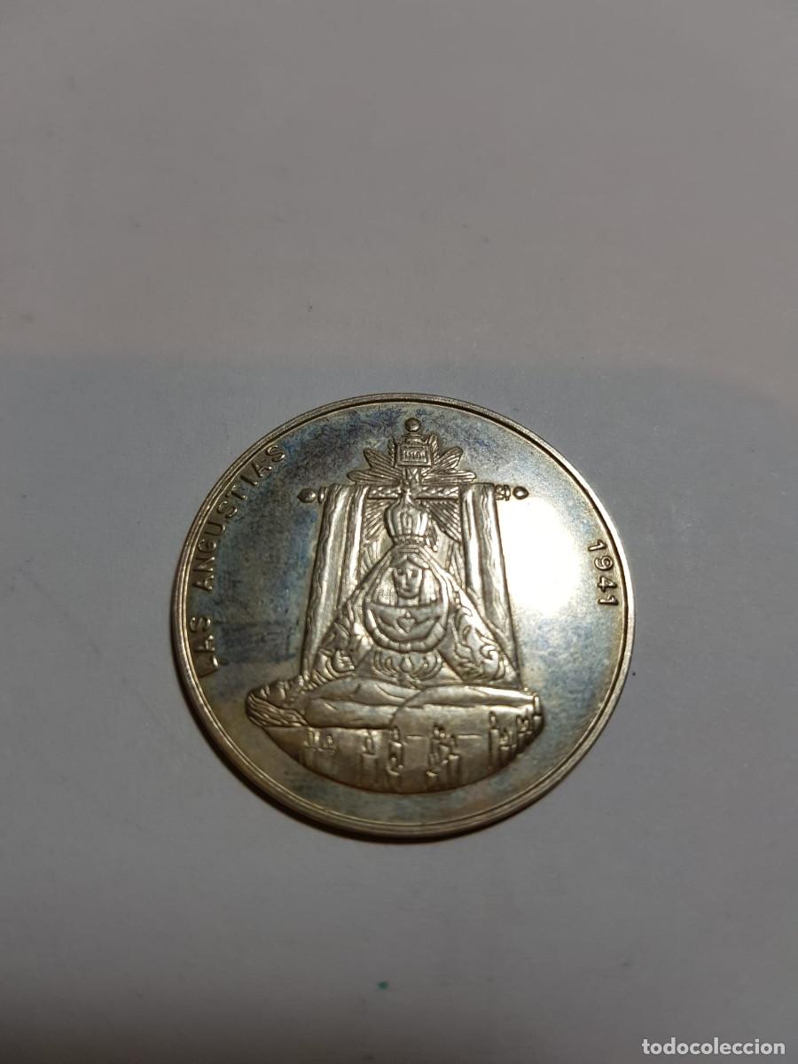 Medallas hist&oacute;ricas: MEDALLA REAL HERMANDAD DE NUESTRA SE&Ntilde;ORA DE LAS ANGUSTIAS LA BUENA MUERTE-PLATA