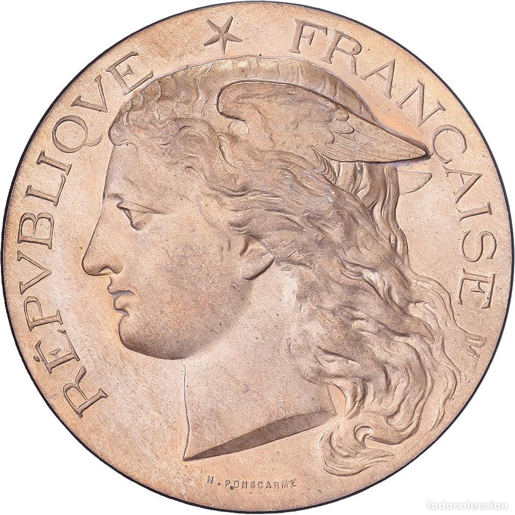 Medallas hist&oacute;ricas: [#399843] Francia, medalla, Exposition Universelle, Chevaline et Asine, 1900, Bronce