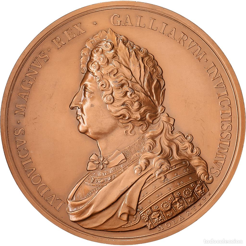 Medallas hist&oacute;ricas: [#1528977] Francia, medalla, Louis XIV, Ch&acirc;teau de Versailles, 1687, Bronce, Molart