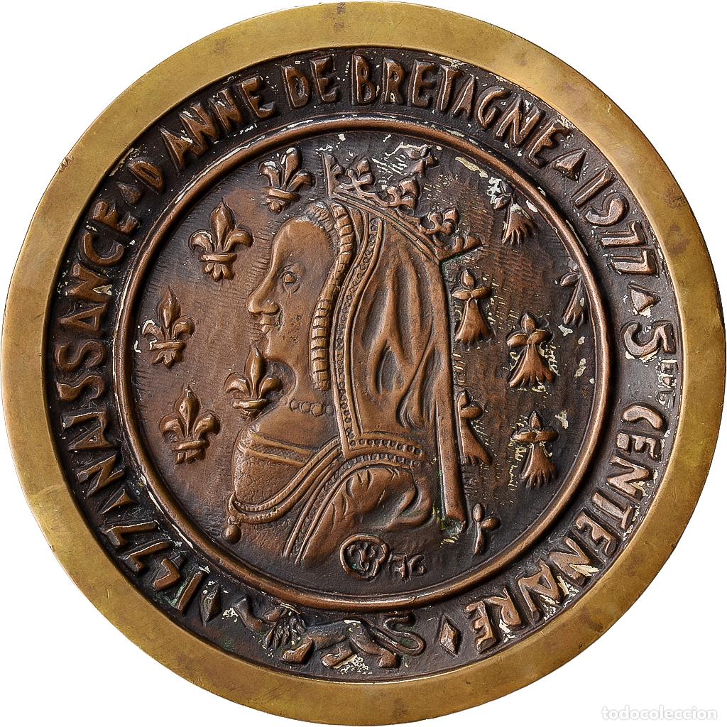 Medallas hist&oacute;ricas: [#1528959] Francia, medalla, Anne de Bretagne, Bronce, EBC