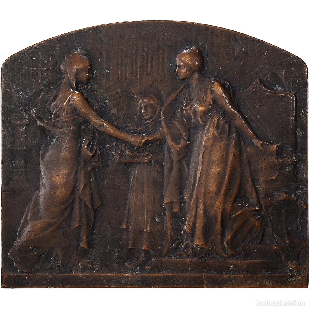 Medallas hist&oacute;ricas: [#1528948] Francia, medalla, Exposition Universelle de Li&egrave;ge, 1905, Bronce, Vernon, MBC