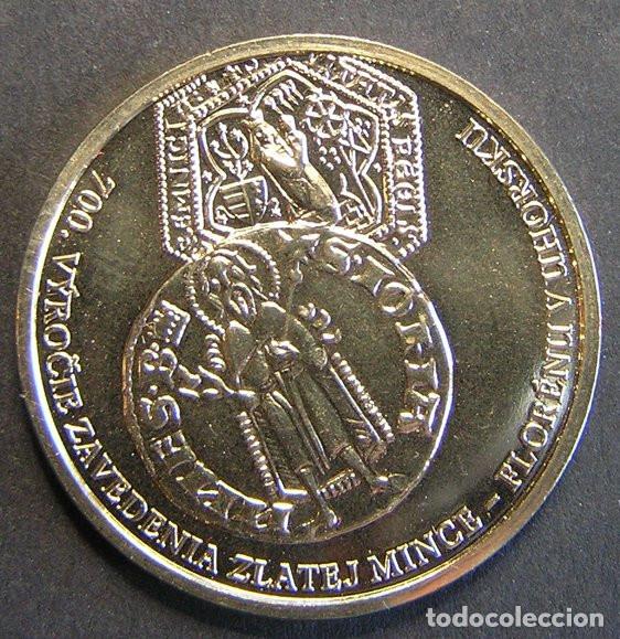 Medallas hist&oacute;ricas: ESLOVAQUIA 2025 - MEDALLA DEL 700 ANIVERSARIO DE LA UTILIZACI&Oacute;N DEL FLOR&Iacute;N DE ORO COMO PAGO
